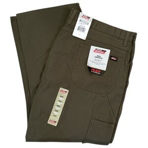 New Dickies Duck Carpenter Relaxed Fit Jean Green Loop Tool Pockets Flex 44x30